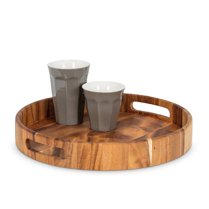 Wood Tray with Handles