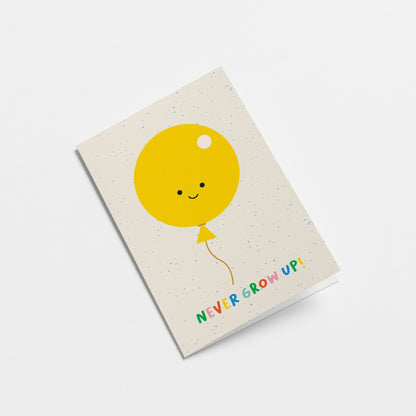 Never Grow Up Card