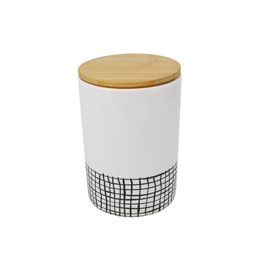 Canister with Bamboo Lid