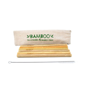Bamboo Straws Set/6