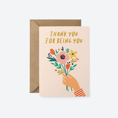 Thank You For Being You Card