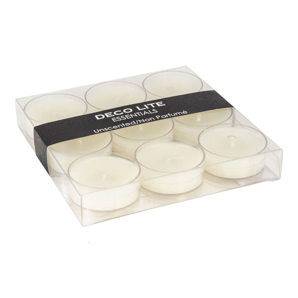 Tealights Unscented 9pc