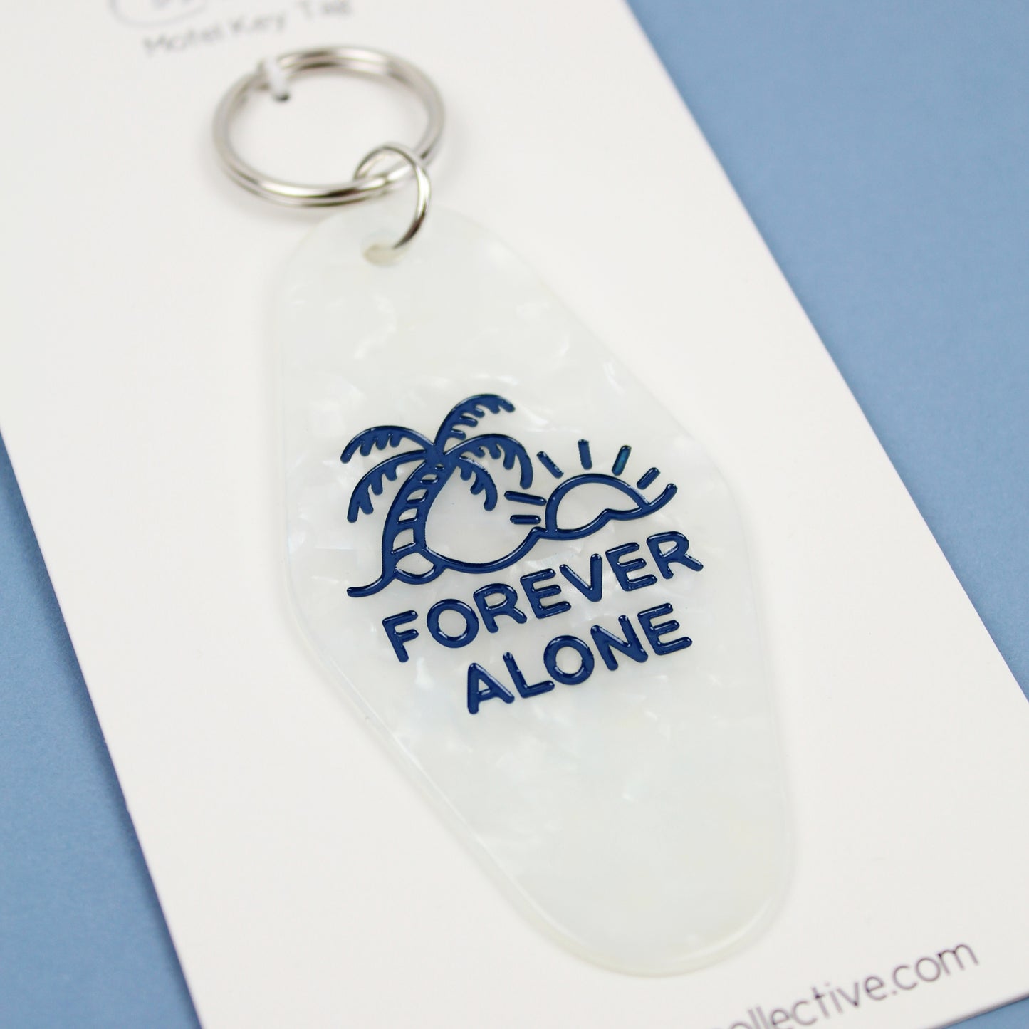 Forever Alone Motel Keytag