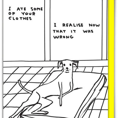 Ate Your Clothes Card