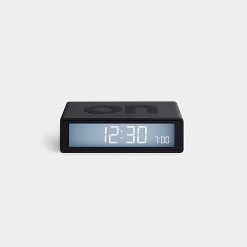 Flip Travel Clock Dark Grey