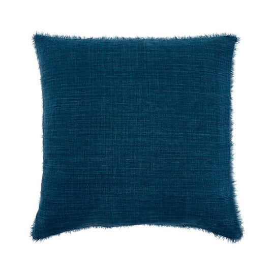 Lina Linen Pillow 24" Cobalt