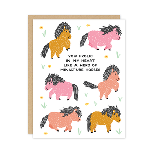 Miniture Horses Card