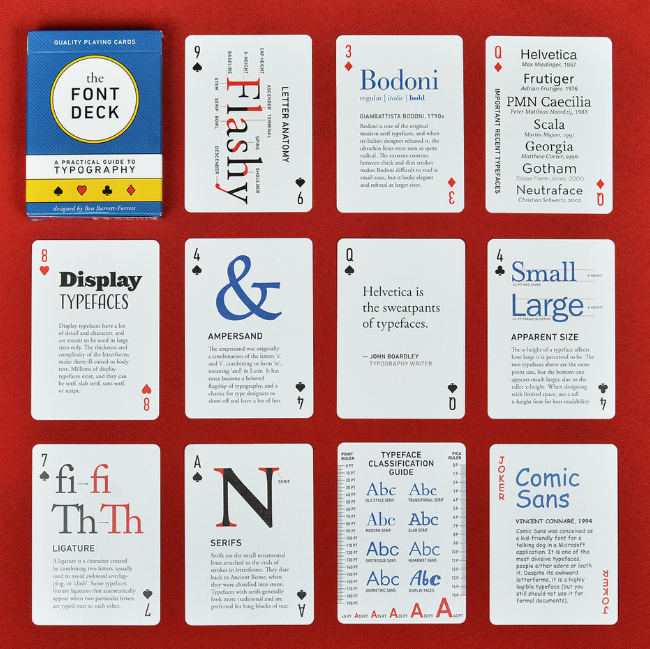 The Font Deck