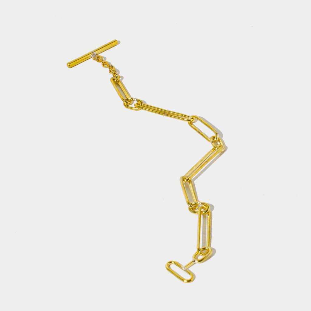 Loop Link Bracelet Brass