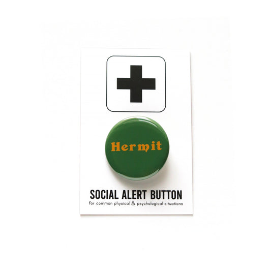 Hermit Pinback Button