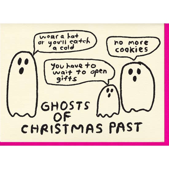 Ghosts of Christmas Past Card