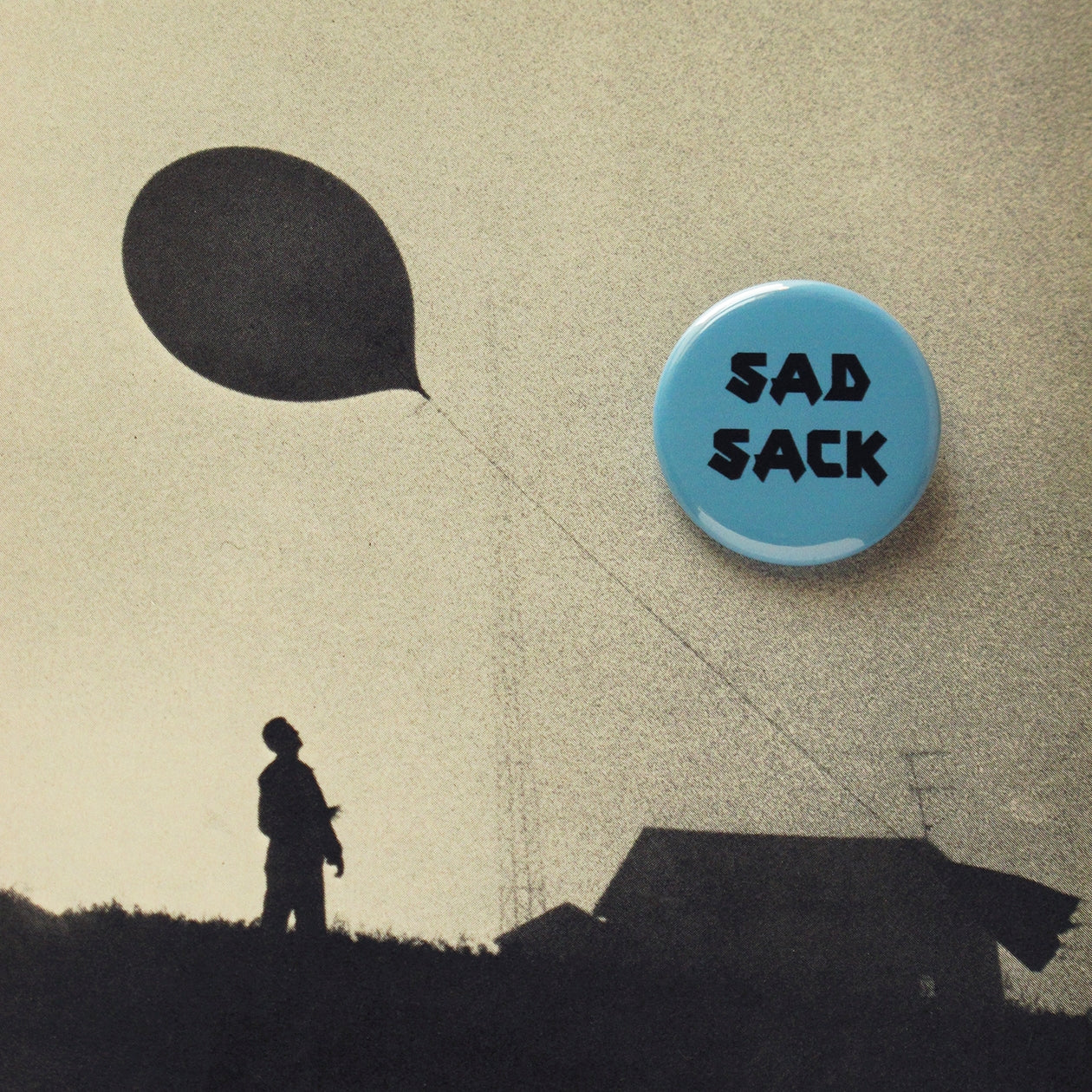 Sad Sack Pinback Button