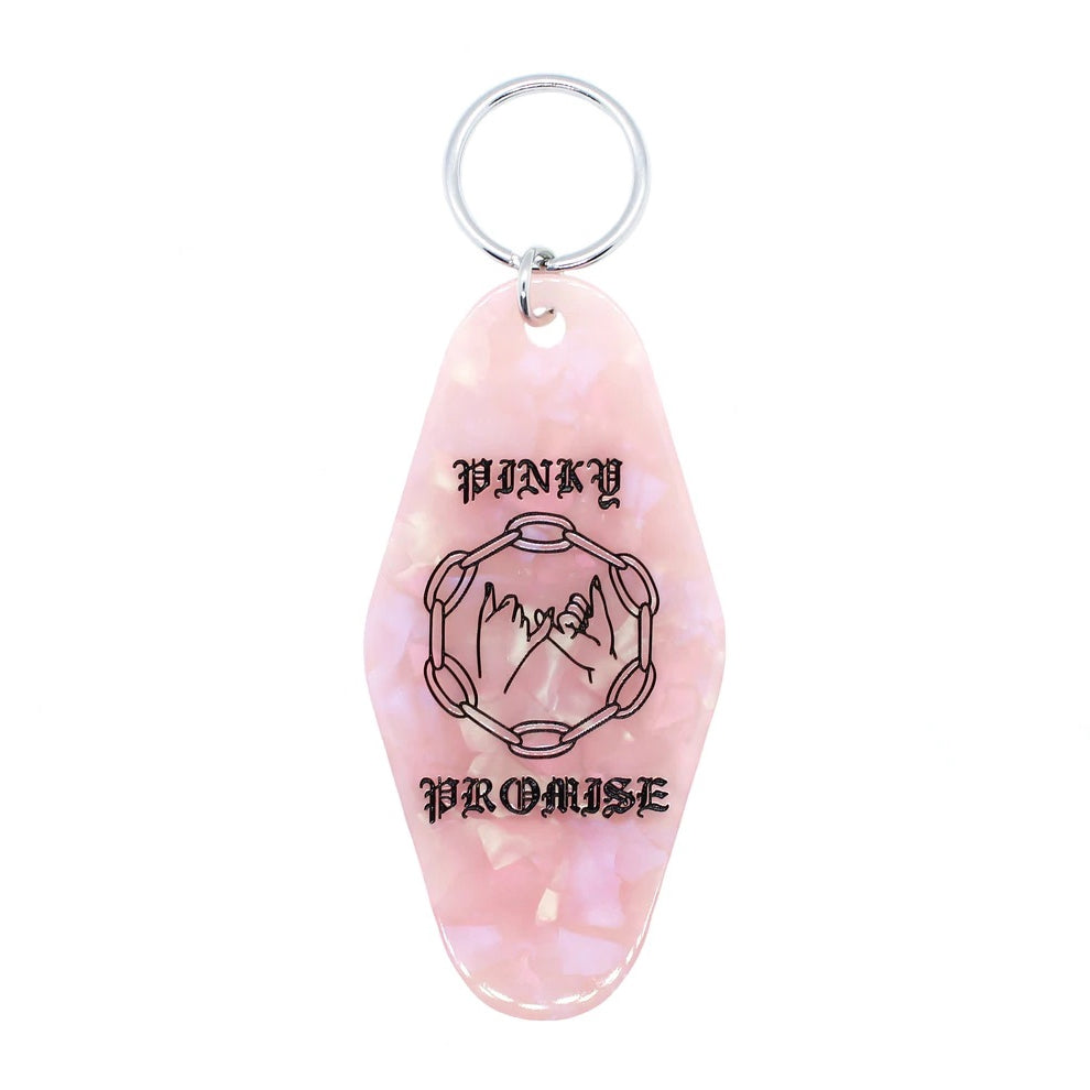 Pinky Promise Motel Keytag