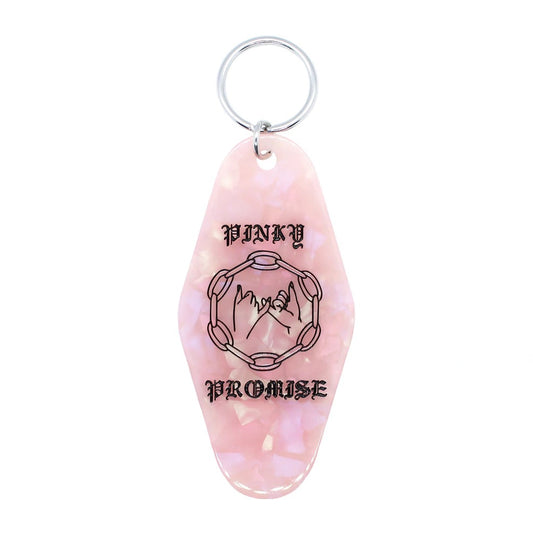 Pinky Promise Motel Keytag