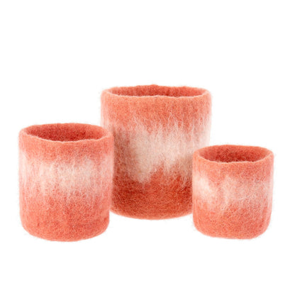 Felt Ombré Pot