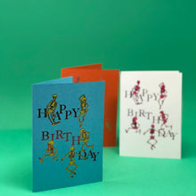 Happy Birthday Skeletons Card